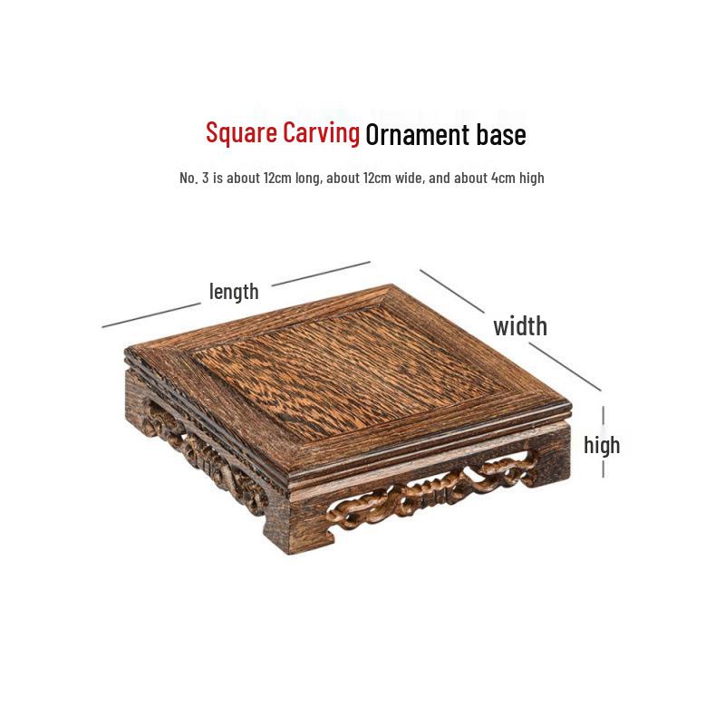 Венге и палисандр основа из массива дерева для поделок: Ваза, Кашпо из камня, Бонсай, Статуэтка Будды, Подставка для чайника