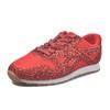 Chunky Casual Sequin Bling Shoes Breathable Rhinestone Thick Soled Sports Shoes for Women