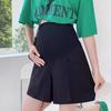 Worn On The Outside for Pregnancy Shorts with High Waist Abdomen Support Cotton and Linen Wide-leg Pants Fashionable Casual Maternity Wear