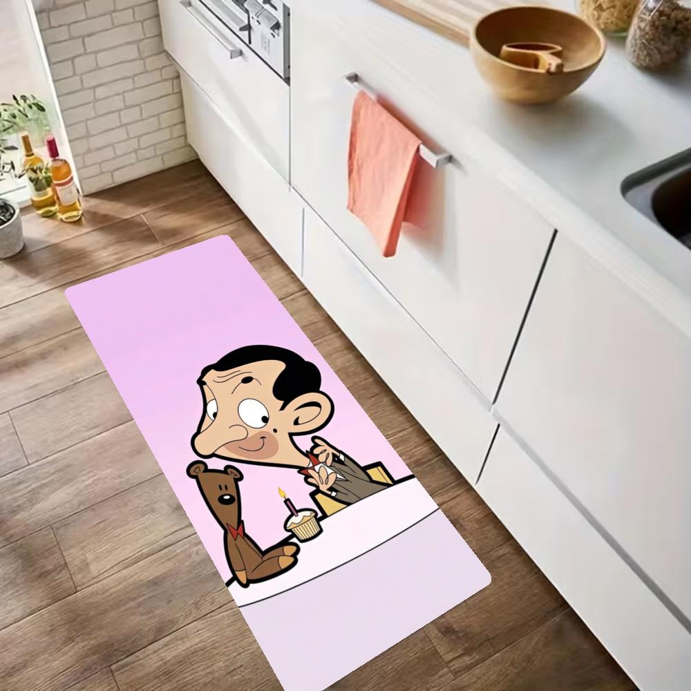 Mr Bean Kitchen Mats Durable Bathroom Pads Comfortable Rugs Carpets For Kitchen Home Office Sink Laundry Room Bathroom Decor