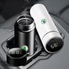 Car Smart Thermos Bottle With Temperature Display Coffee Cup For Octavia Superb Rapid Kodiaq Karoq Fabia Kamiq Roomster Citigo