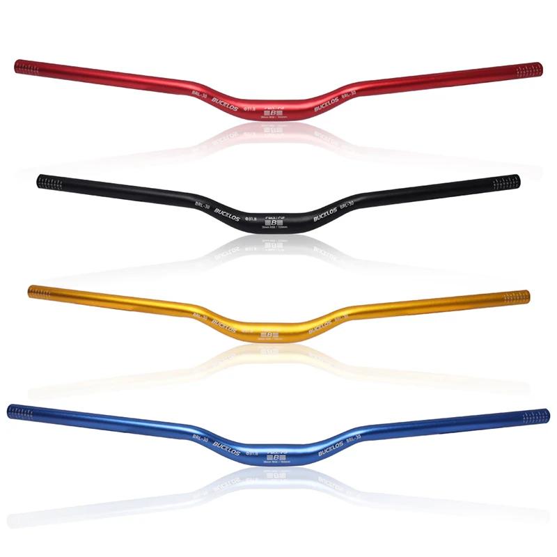 BUCKLOS MTB Handlebar Mountain Bicycle Handlebar 31.8mm 25.4mm Ultralight Aluminum Alloy Flat Riser Handle Bar Bike Part