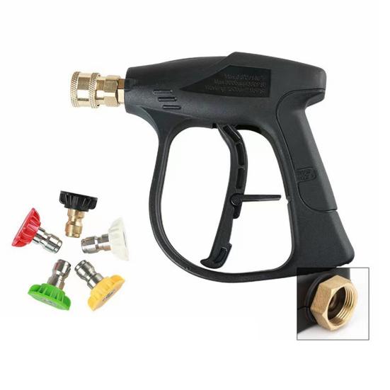 Беспроводная портативная мойка высокого давления 3000 фунтов на квадратный дюйм, герметичная, с эргономичной ручкой, ручная мойка для автомобилей с насадками