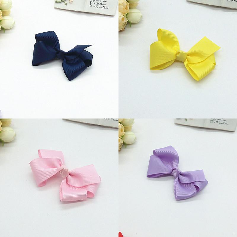 Детские заколки для волос с синей лентой, бабочкой-бантом, для девочек, подарочный набор