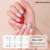 UV Semi-Cured 3D Gel Nail Stickers for 16 Fingers