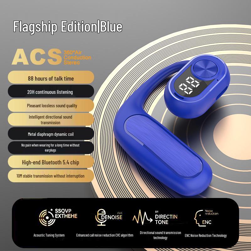 Беспроводные Bluetooth-наушники M35 с открытым ухом и воздушной проводимостью для спорта и бега со стереозвуком 5.3.