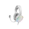 Casque Gaming - Mars Gaming - MHAX - Blanc - RGB Multiplat - Micro Amovible
