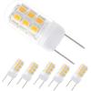 G8 Led Bulbs T4 Led Bulb 120V 20W-35W Halogen Replacement Bulb Warm White Light 3000K for Kitchen Lighting, Under-Cabinet Light and Puck Light, Pack