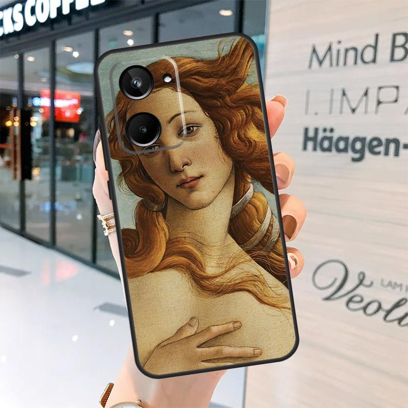 Художественная картина Рождение Венеры Чехол для Realme 15 Pro 12 11 13 14 Pro Plus GT6 GT7 C55 C51 C53 C25 C63 C61 C65 C67 C71 C75