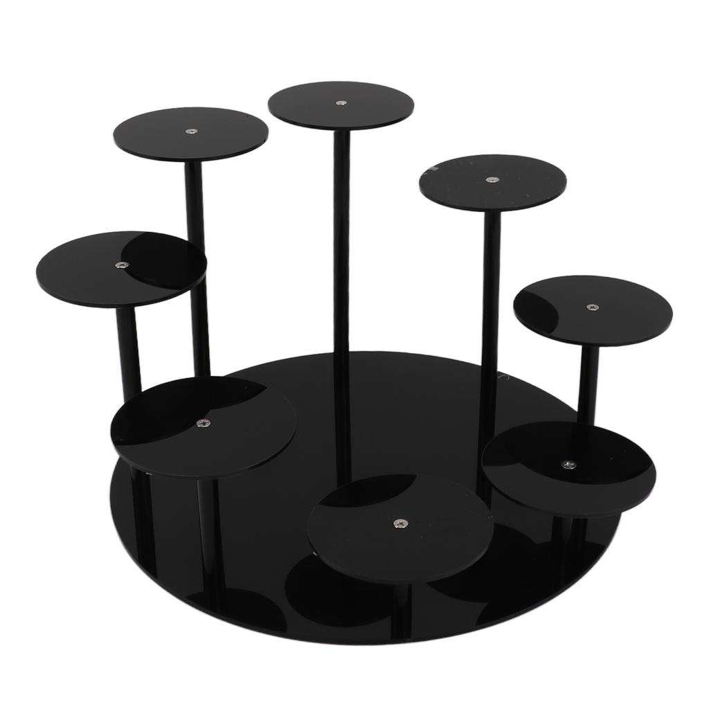 Акриловые подставки для кексов Устойчивые круглые Подставка для демонстрации тарелок для кукол аниме-фигурок для свадьбы, дня рождения