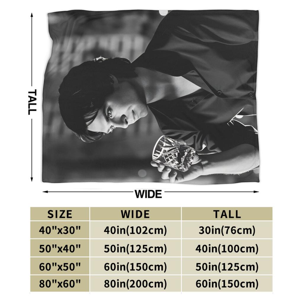 Warm Soft Blankets Travel Office Damon Salvatore Bedding Throws Flannel Bedspread For Home Decor Novelty Sofa Bed Cover