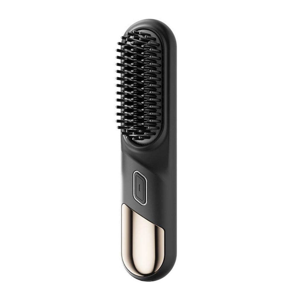 Anti-Scald Design Wireless Hair Straighteners Electric Straightening Comb Travel Styling