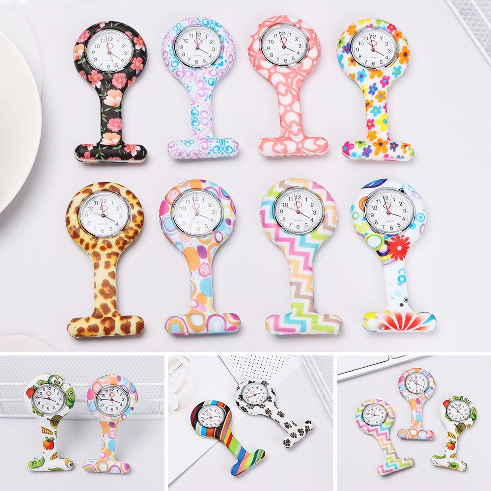 Unisex Multi Colors Gift Lapel Watches with Second Hand Fob Clip On Nursing Nurse Watch