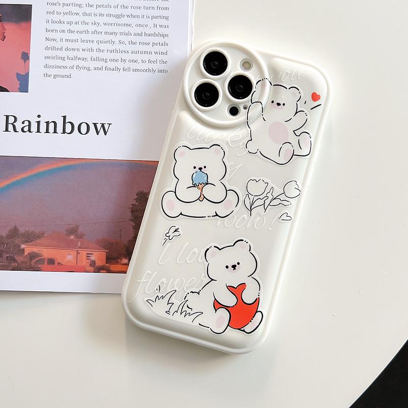 Чехол Zhitai Cartoon Air Cushion для iPhone 15 Pro Max, 14 Pro, 13 и XS