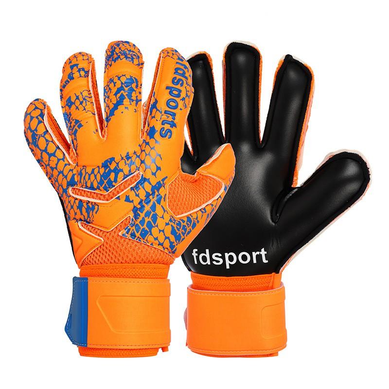 Professional Goalkeeper Gloves With 10-Finger Protection Anti-Slip Durable Rubber Youth Adult Soccer Football Training