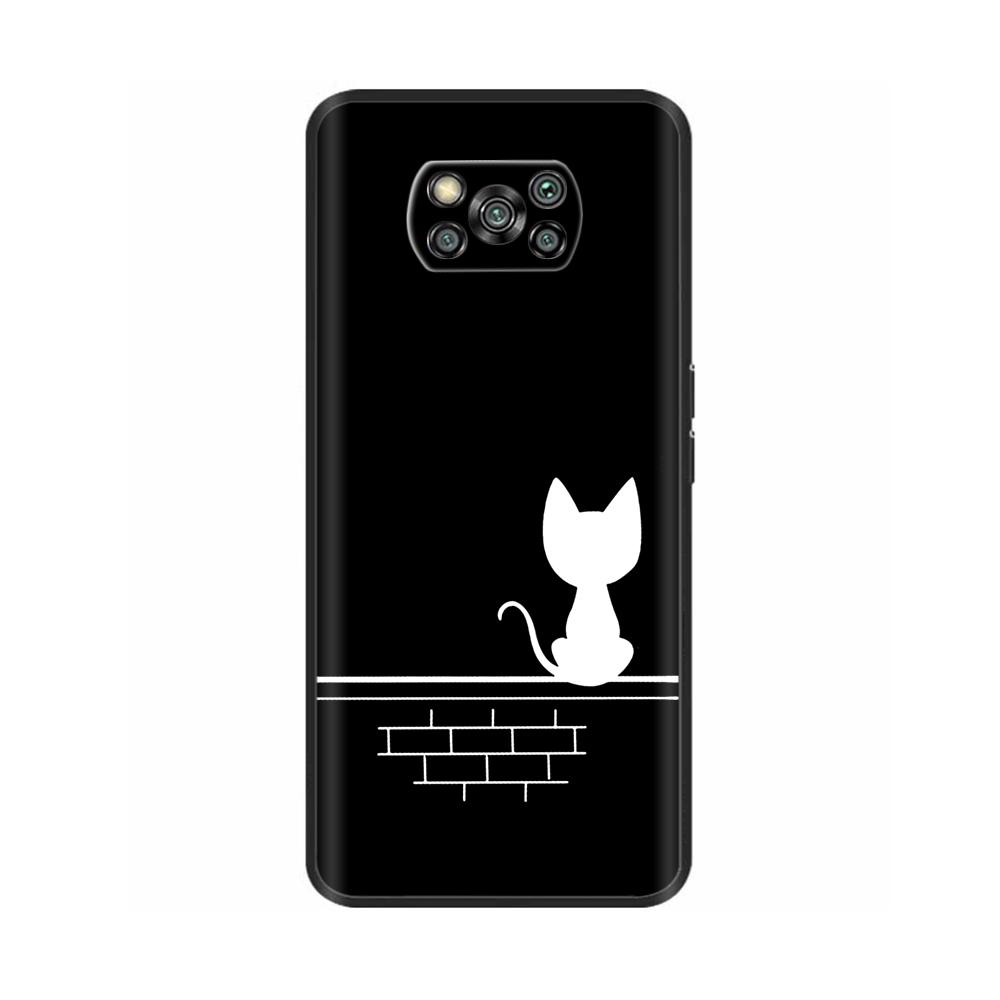 Чехол для Xiaomi Poco X3 Pro Мягкий силиконовый Черный Чехол для телефона для Poco X3 NFC Чехол для Poco X 3 NFC PocoX3 Pro ТПУ Capa Funda
