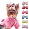 2Pcs Dogs Hair Ties Wave Point Print Head Decoration Good Elasticity Lovely