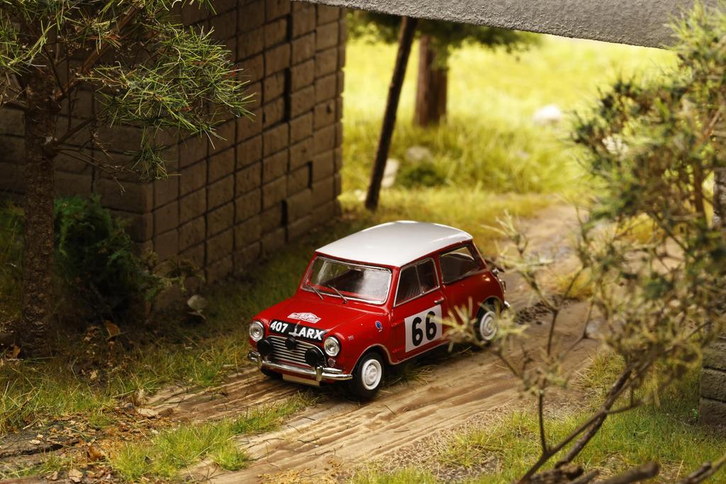 Gaincorp Products GCD Mini Cooper Красный #66 1/64 Готовая модель KS078-658