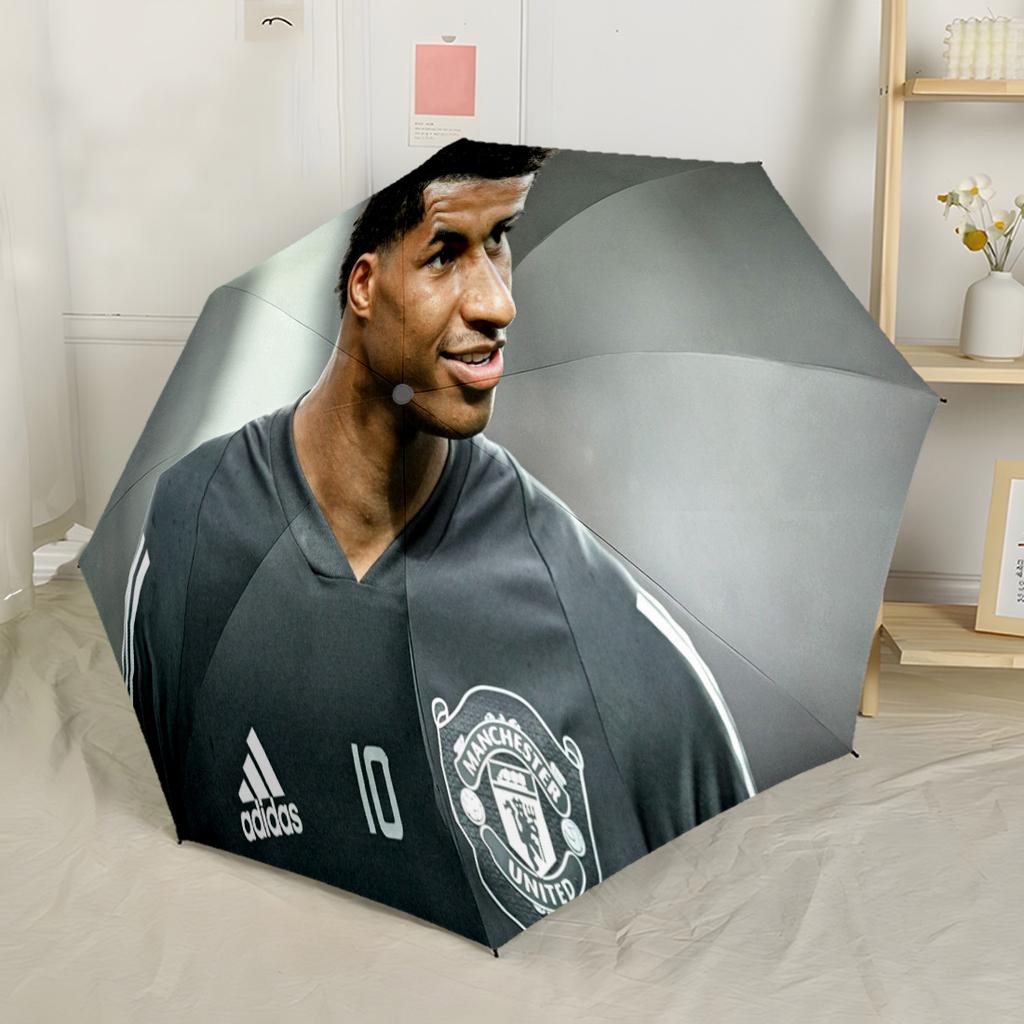 Rashford's Manchester Moment Outdoor Automatic Umbrella Compact 8-Rib Lightweight Sturdy Construction for Outdoor Daily Use Fashionable Accessory