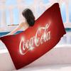 C-Coca-Colas Микрофибровое Печатное Пляжное Полотенце Альпинизм Йога Пляж Плавание Бег Впитывающее Мягкое Полотенце