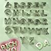 Набор формочек для печенья в виде букв алфавита из нержавеющей стали