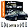 Для Mazda 6 GG 2003-2008 14 шт. Светодиодный комплект внутреннего освещения, лампы номерного знака, лампы для макияжного зеркала и багажника, Canbus, сигнальные лампы
