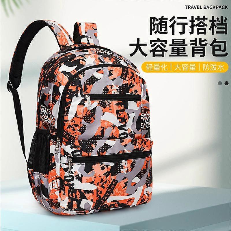 Wear Resistant Backpack, Student Backpack, Backpack, Large Capacity Leisure Travel Bag less