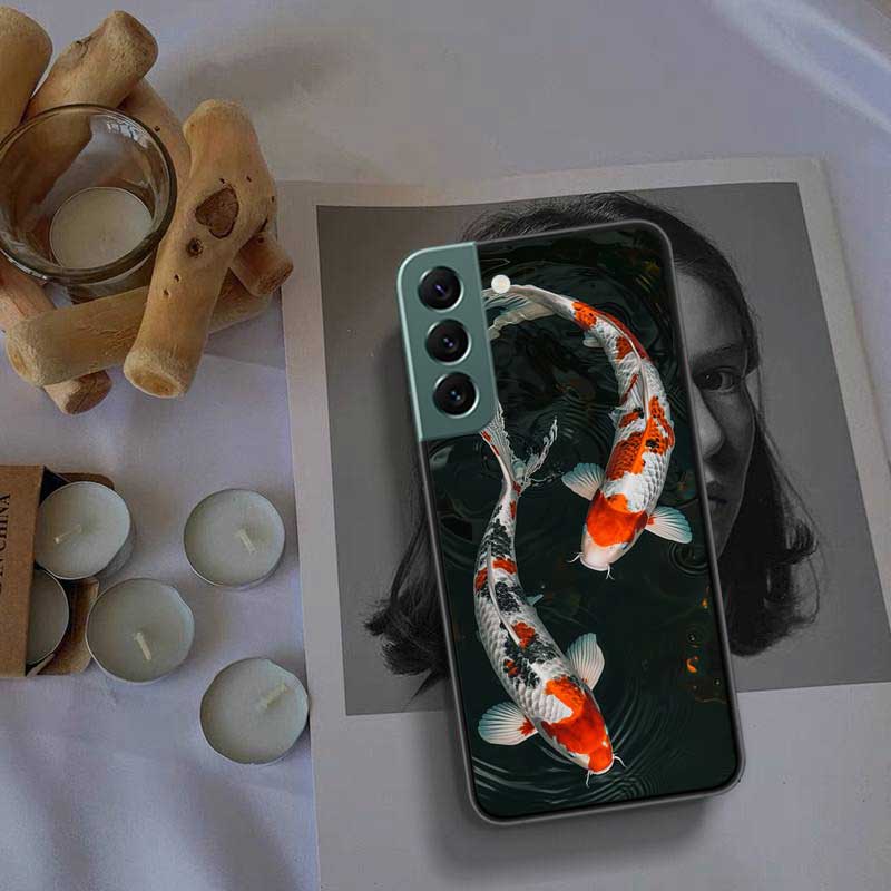 High End Ornamental Fish and Koi Carp Phone Case For Samsung Galaxy S22 S25 Ultra S21 S10 Plus S26 Edge S20 S23 S24 FE Cover