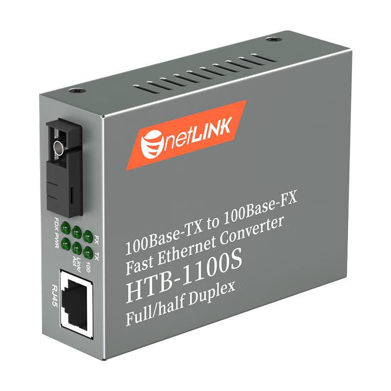 netLINK HTB-1100S Series Fast Ethernet Fiber Optic Transceiver