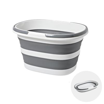 SLEEKSTATION Складное Большое с Pet Мягкое Портативное Ведро, Таз, Корыто, 16 л/28 л, Вместимость, Ручка, Замачивание, Стирка, Ванна, Компактное, Одежда, Обувь,