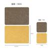 Nordic style high temperature resistant leather placemat teacup mat waterproof and oil-proof dining table mat western restaurant bowl mat coaster