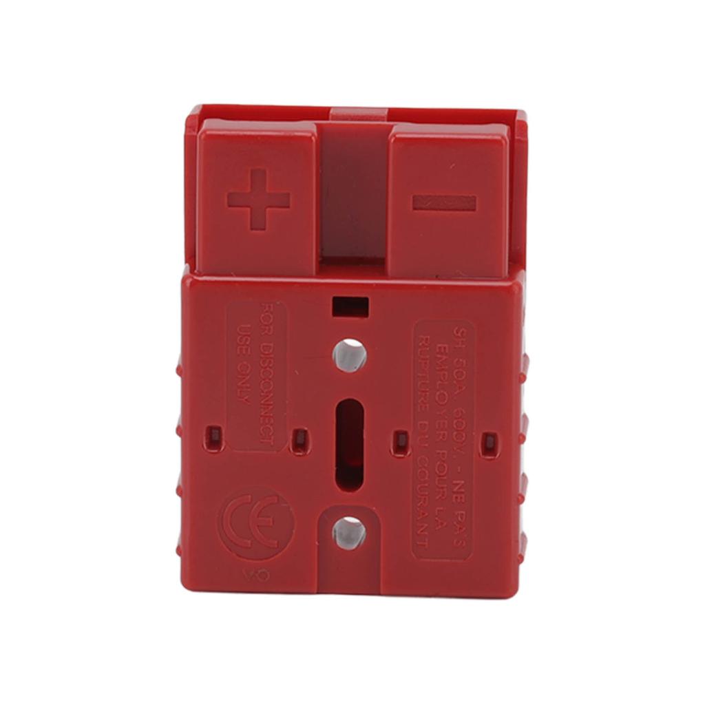 50A 600V Connector Double Pole High Current Power Supply Plug Connector for Solar Panel Dual