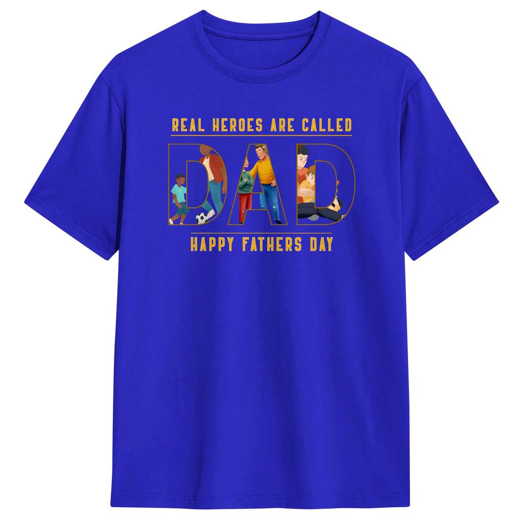 Fathers Day Cotton T Shirt For Unisex Summer Vintage T Shirts O Neck Harajuku Tee Shirt Oversized Design Tops
