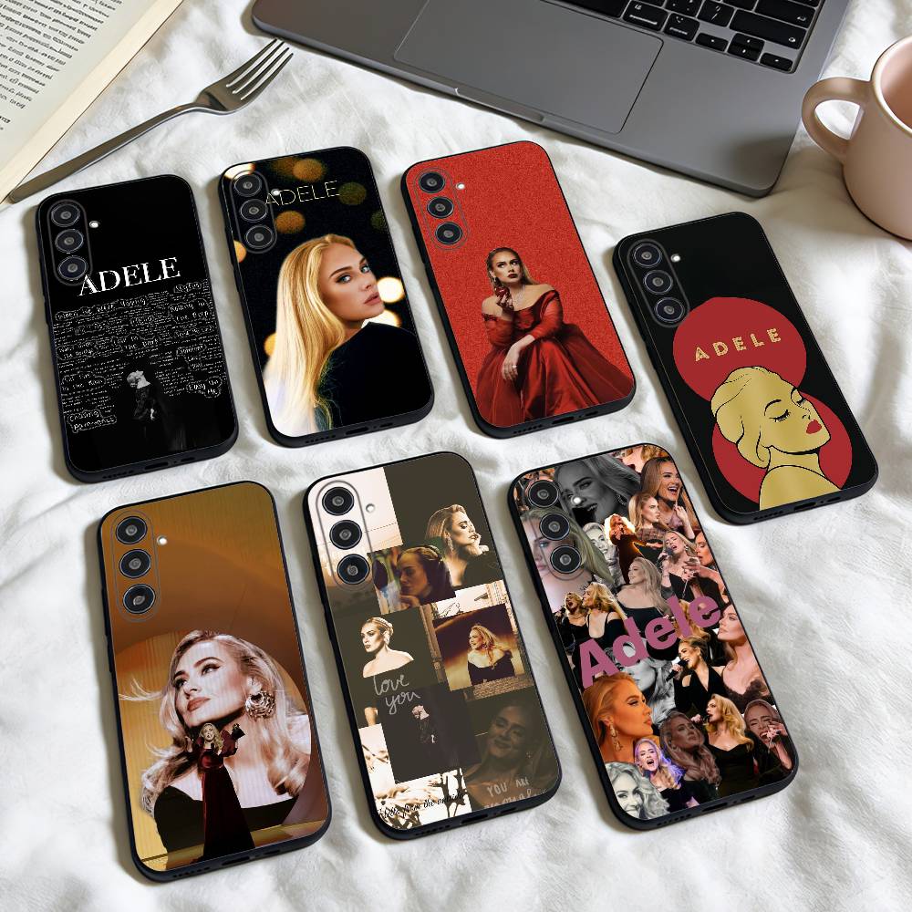 Чехол для телефона Singer A-Adele для Samsung Galaxy A73, A72, A71, A70, A53, A52, A51, Другие Мягкий черный корпус