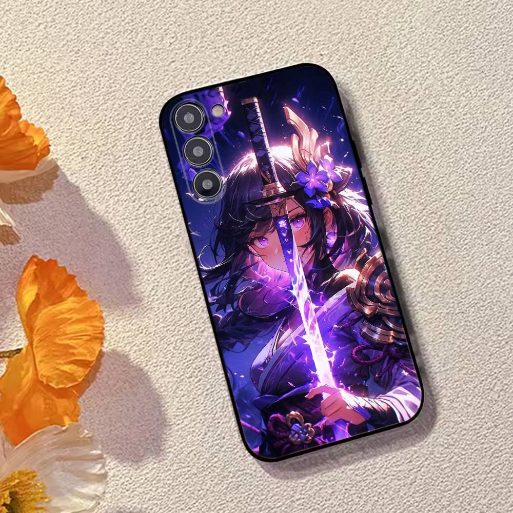 R-Raiden Shogun Игра Genshin Impact Чехол для телефона Силиконовый Мягкий Для Samsung Galaxy A73,A72,A71,A70,A53,A52,A51