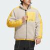 adidas X National Geographic Colorblock Толстая спортивная куртка для активного отдыха на флисовой подкладке Мужские куртки Off-White IL8985
