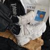 Кроссовки для мужчин Модные на шнуровке на платформе Папины кроссовки Белые Дышащие удобные Мужские Спортивные Беговые кроссовки zapatillas