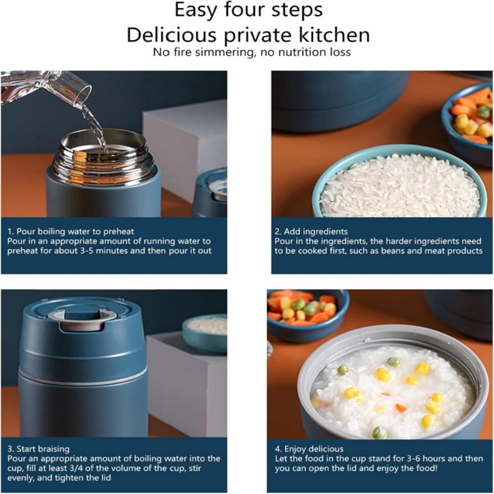 Нержавеющий Термоизолированный Ланч-бокс Бенто, термос для горячей еды, Контейнеры для хранения, Ланч-бокс для упакованного обеда, холодильники