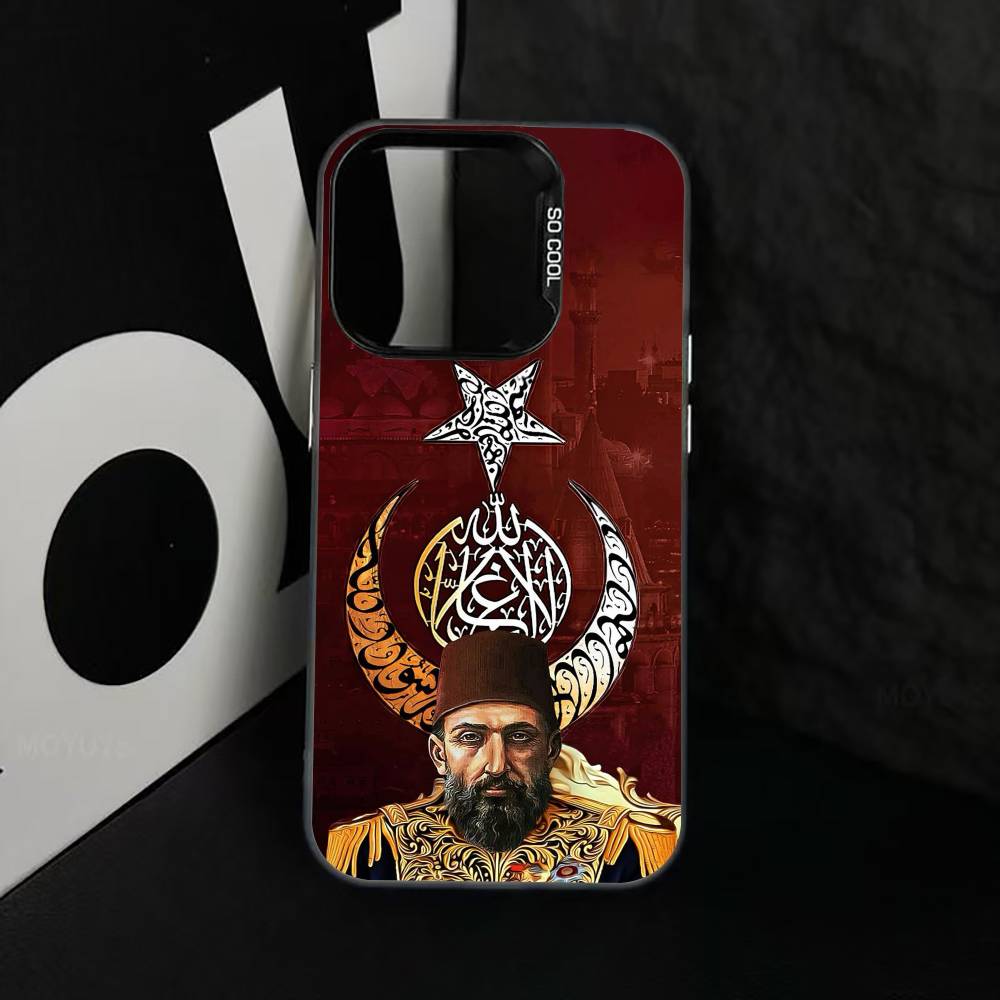 Классический чехол-бампер Empire O-Ottoman для iPhone 17,16,15,14,13,12,11 Plus,Pro Max,XS, Цветной Серебристый Чехол для телефона Funda Cover