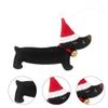 Christmas Ornament Animal Dog Dachshund Shape Xmas Tree Hanging Decoration 2023 New Year Window Pendant Children Gifts
