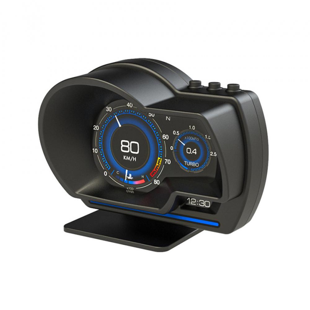 Многофункциональный цифровой прибор Автомобильный HUD OBD2 GPS Спидометр