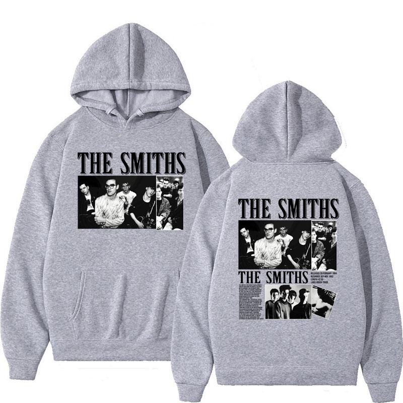 The Smiths Толстовка с принтом The Queen Is Dead Моррисси Марр Панк-рок группа Винтажная Харадзюку Мужская Женская Оверсайз Длинный рукав