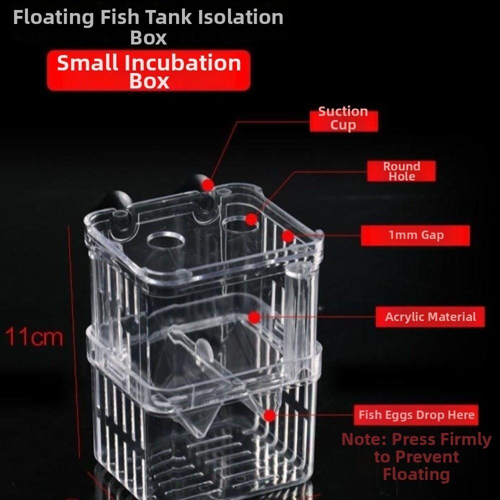 Transparent Fish Breeding Box Isolation Fish Isolation Box New Aquarium Breeder Box Fish Tank Use