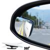 Car Mirror Wide Angle 2pcs Car Blind Spot Mirrors 360° Adjustable Auxiliary Rearview Mirrors HD Frameless Small Round Mirror