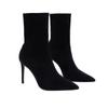 Fashion Autumn Winter Pointed Toe Women Ankle Boots 2025 New Fashion Zipper Shoes Thin High Heel Women's Morder Short Booties D219