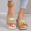 Тапочки для женщин Летние сандалии Повседневные шлепанцы Женские пляжные тапочки Плоская обувь Женские роскошные тапочки Zapatos De Mujer