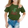 Christmas Day Toddler Girl Boy T-Shirts Kids Top Boys And Girls Printed Short Sleeved T-shirt