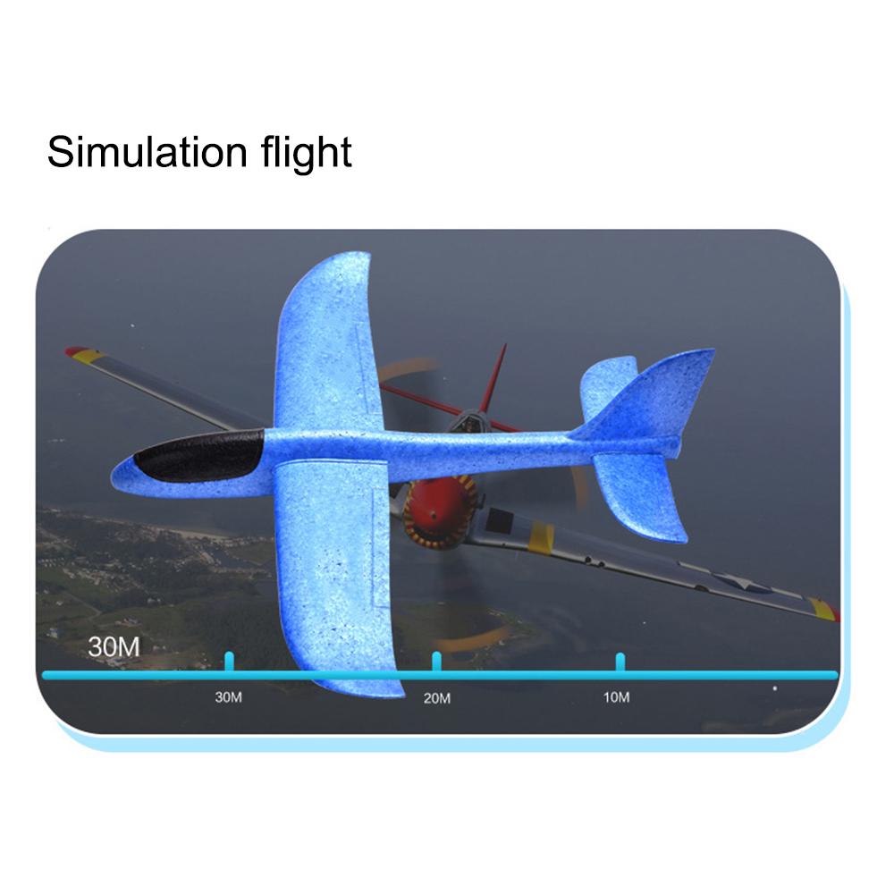 35 см DIY ручной бросок игрушечный самолет модель самолета детская игрушка ручной запуск метательный планер самолет вечерние игры