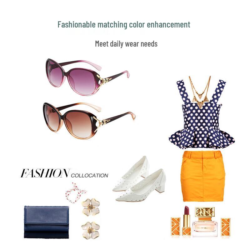 Элегантные овальные поляризационные солнцезащитные очки для женщин