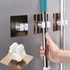 1-10 шт. Клейкие многоцелевые крючки Настенный держатель для швабры Органайзер Стойка Крючок для подвешивания щетки и веника Кухня ванная комната Прочные крючки